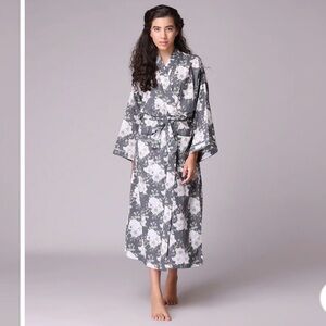 Mahogany NEW Juliana Robe 100% Cotton Small